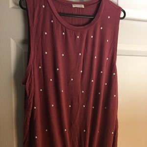 Beaded tie up blouse